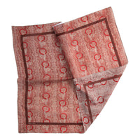 Light Red Pattern Scarf/スカーフ