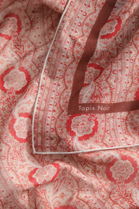 Light Red Pattern Scarf/スカーフ