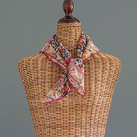 Light Flower Drawing Scarf/スカーフ