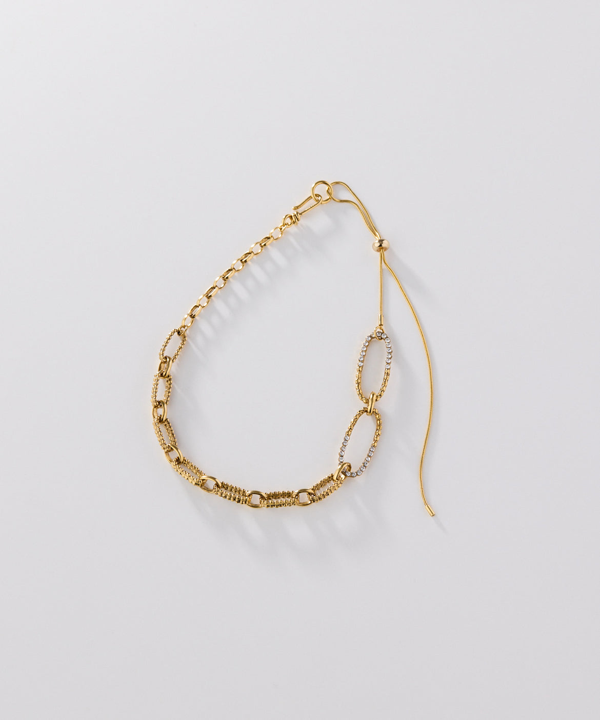 ADER.bijoux（アデルビジュー）｜CUTSTEEL sparkle short necklace