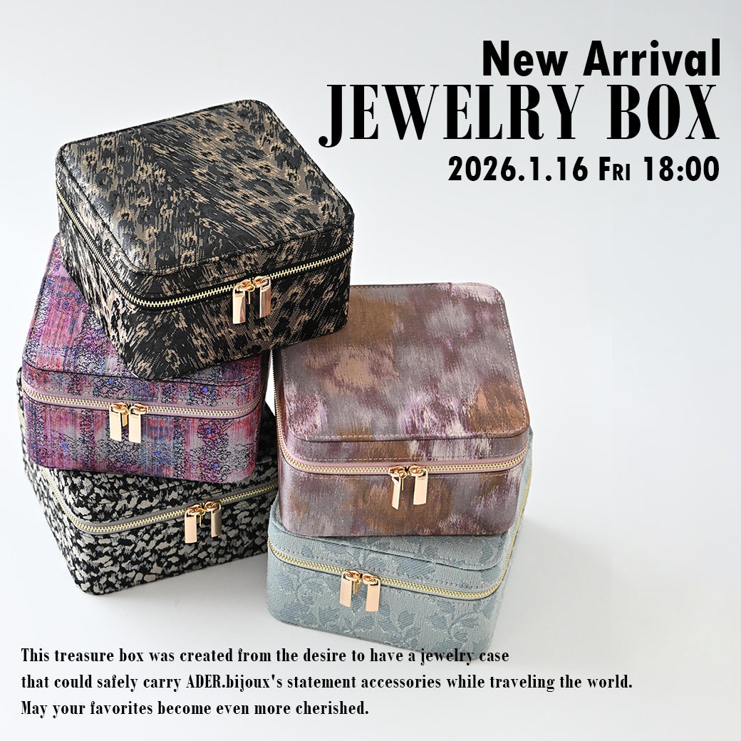 New Arrival《ORIGINAL JEWELRY BOX》｜NEWS – boutique ADER.bijoux