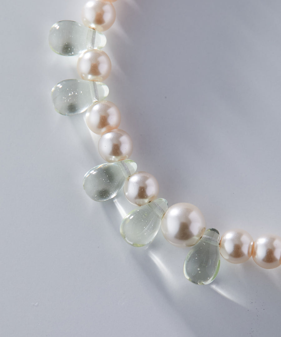 《Alice》fruits glass pearl necklace