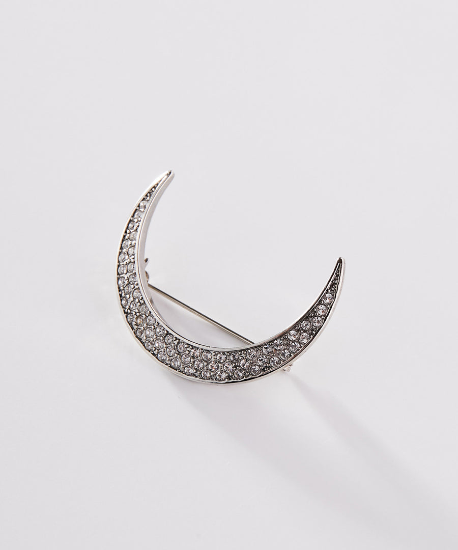 MOON brooch