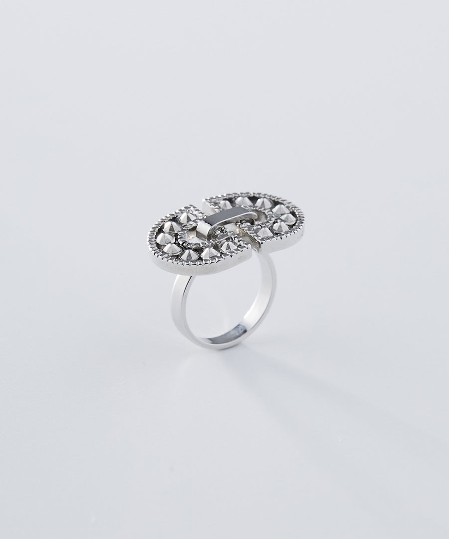 Marcasite ring