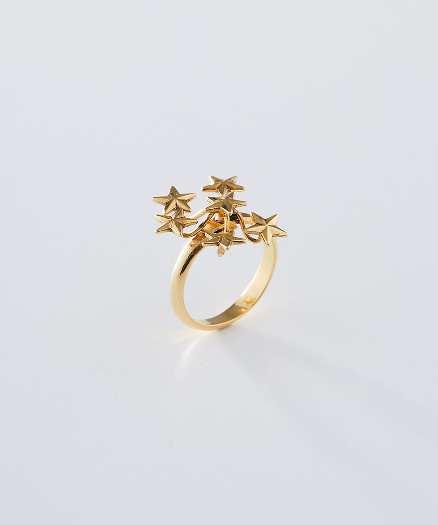 FILIGREE star studs ring