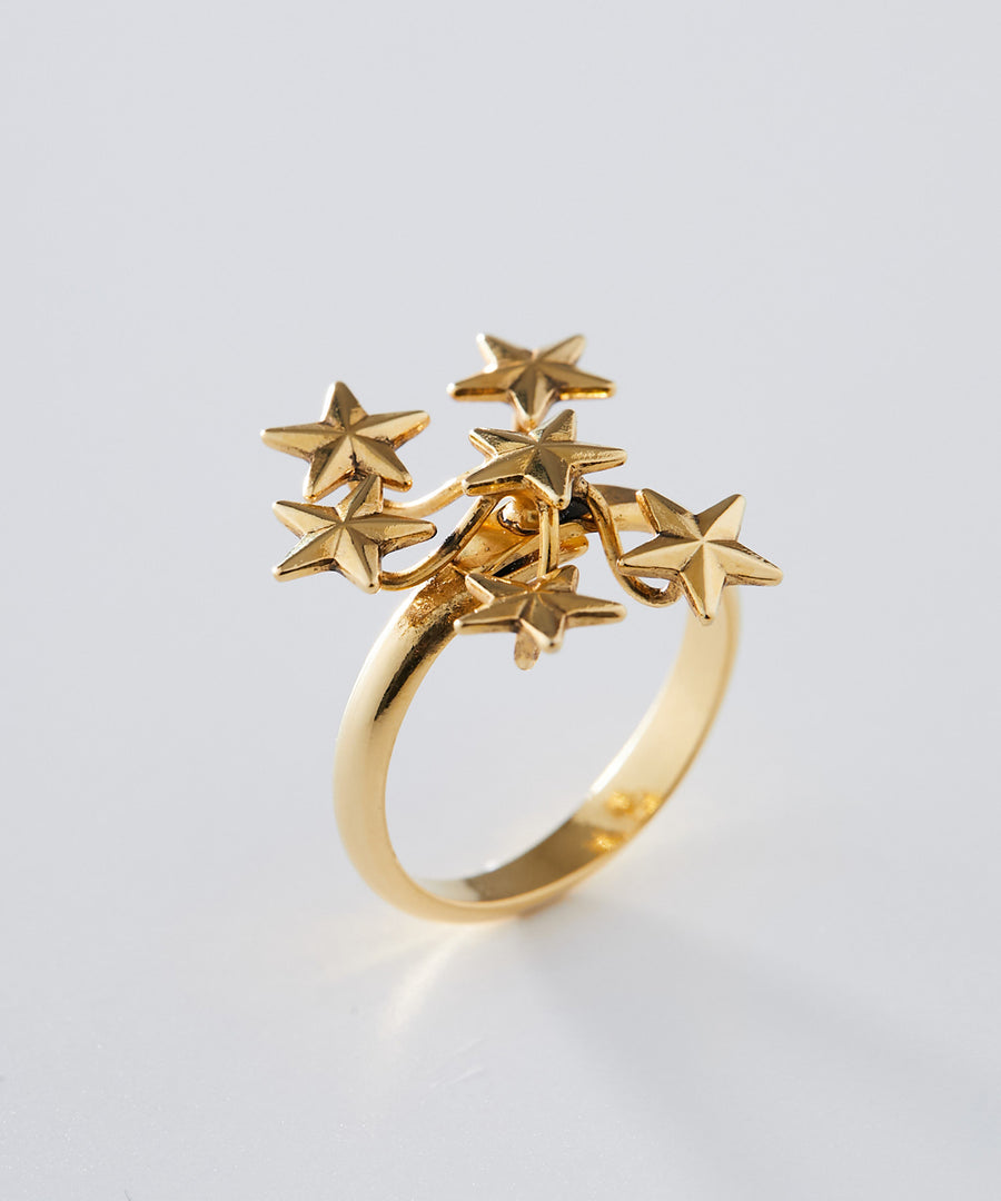 FILIGREE star studs ring