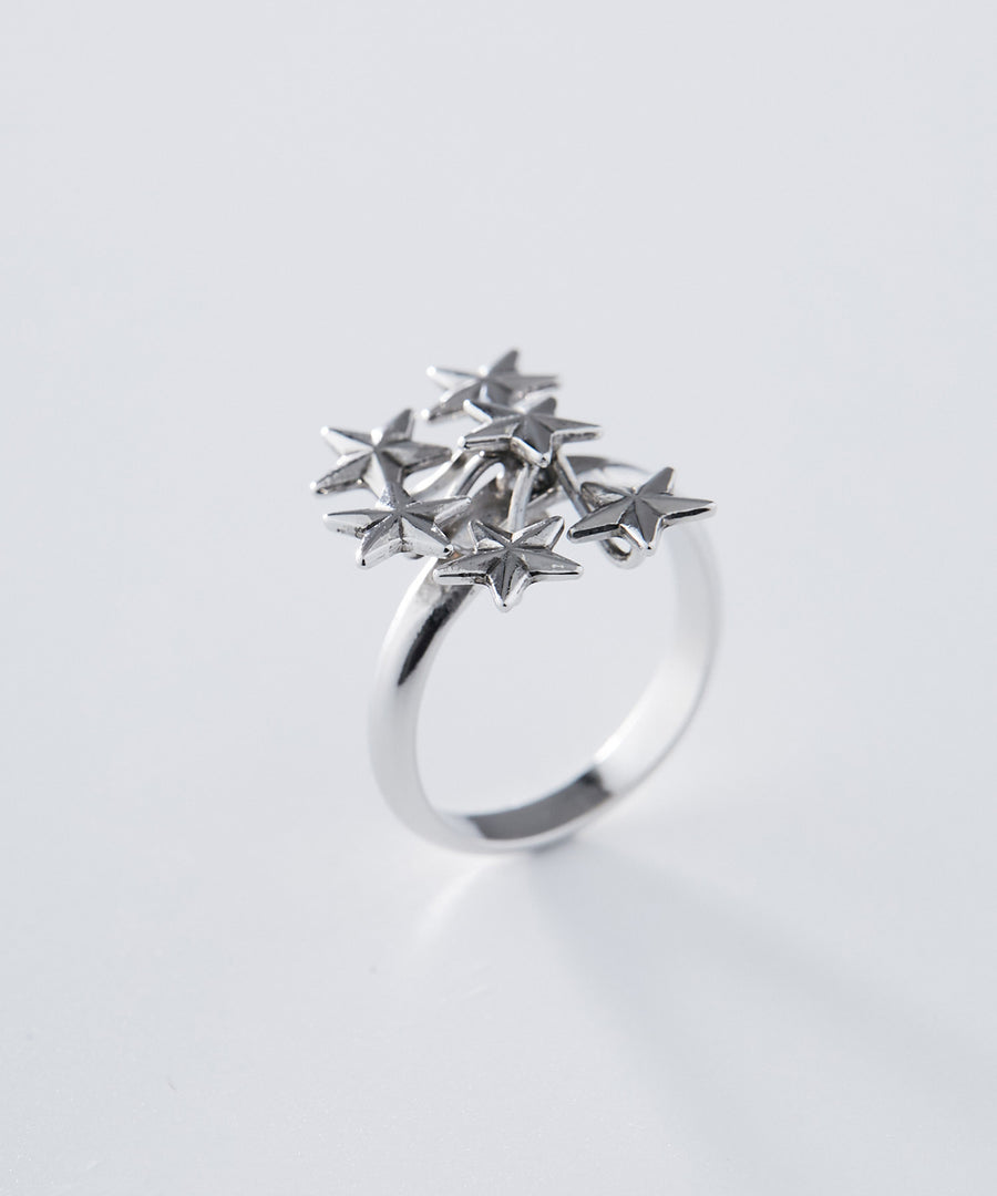 FILIGREE star studs ring