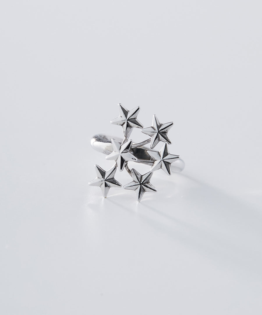 FILIGREE star studs ring