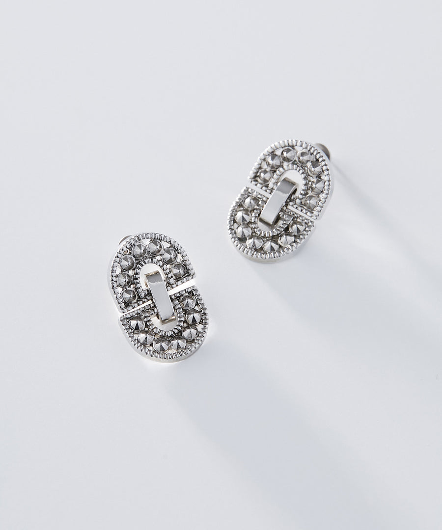 Marcasite pierce / earring