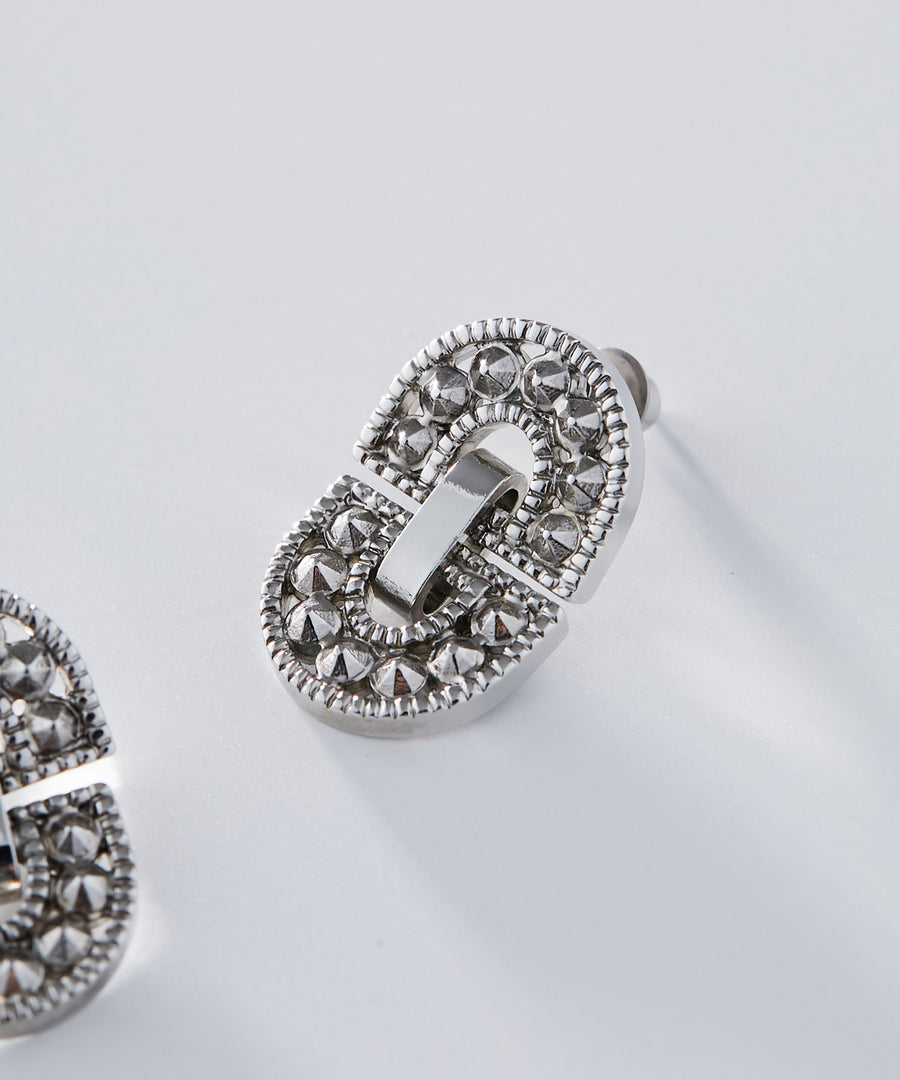 Marcasite pierce / earring