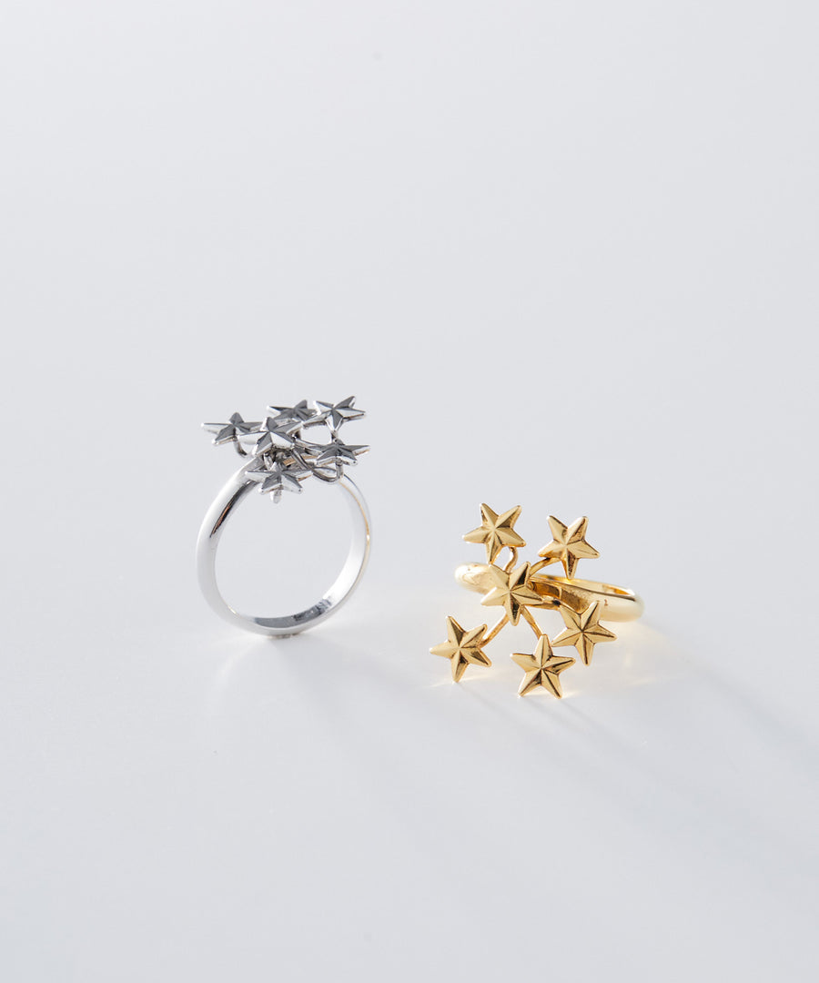 FILIGREE star studs ring