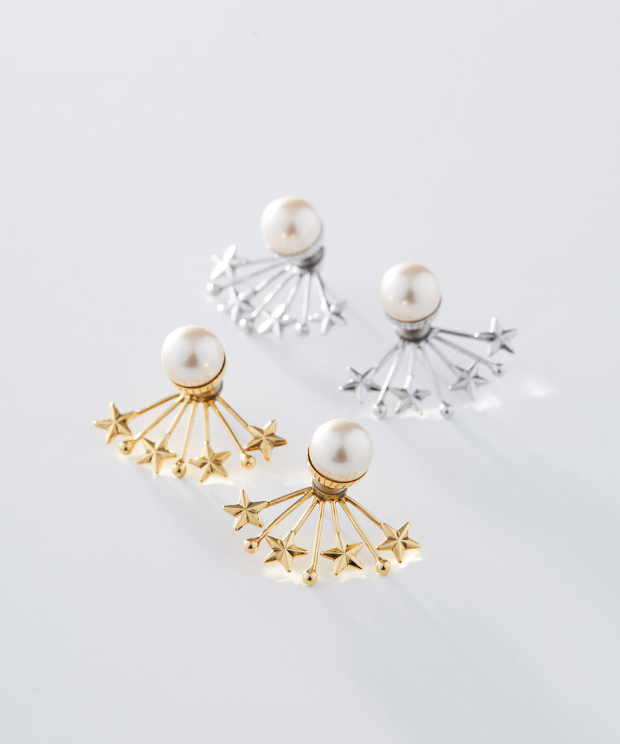 FILIGREE star studs solid pierce