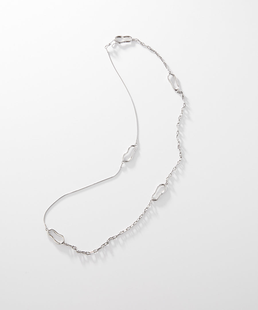 NUAGE double chain layerd necklace