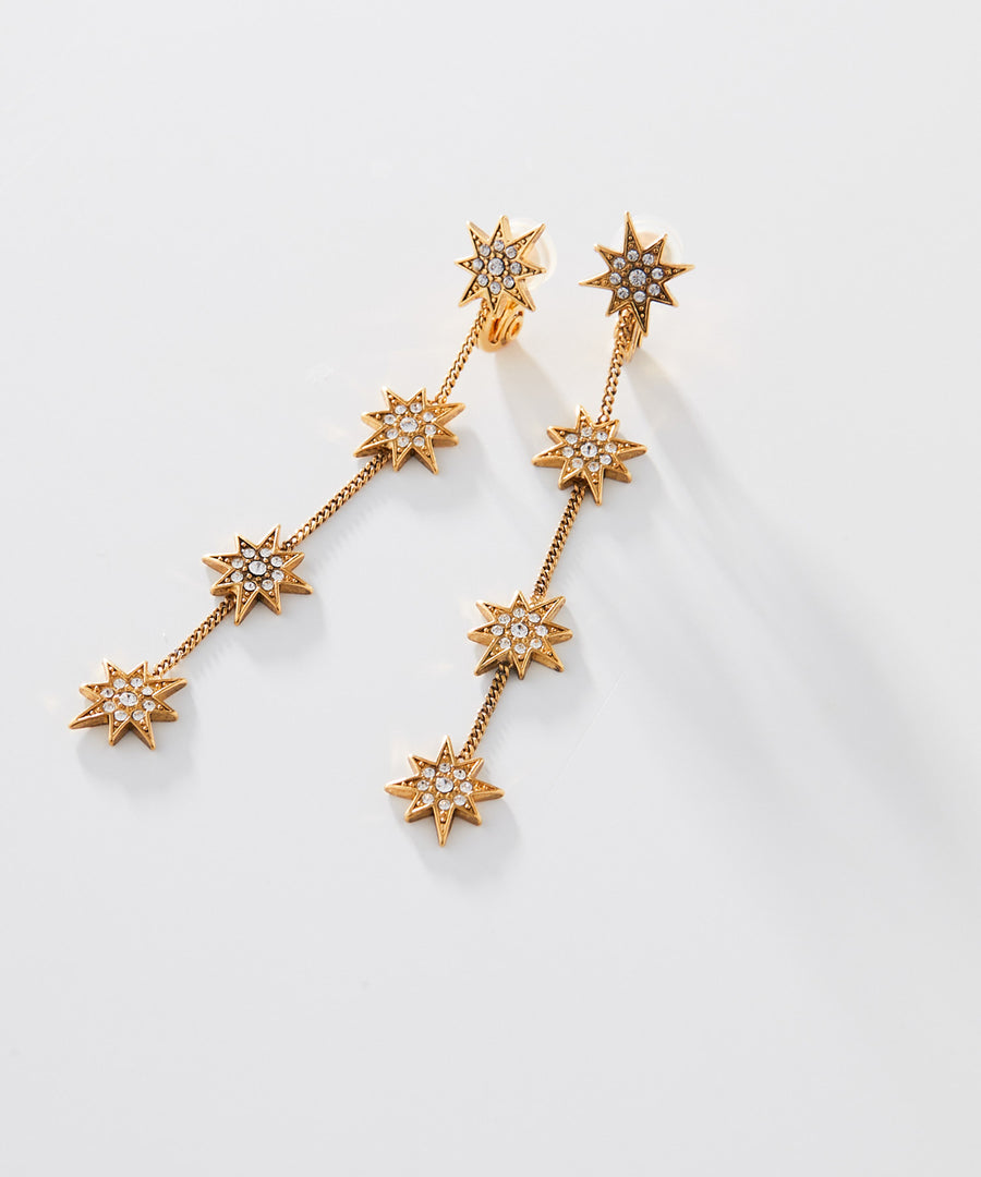 STAR long pierce/earring