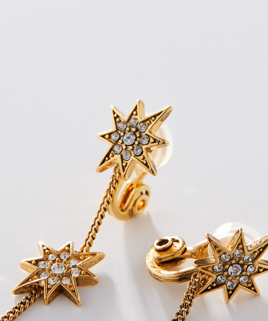 STAR long pierce/earring