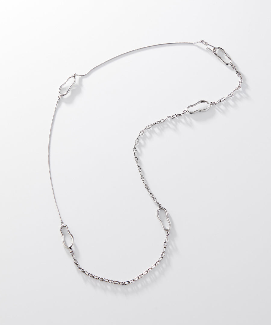 NUAGE double chain layerd necklace