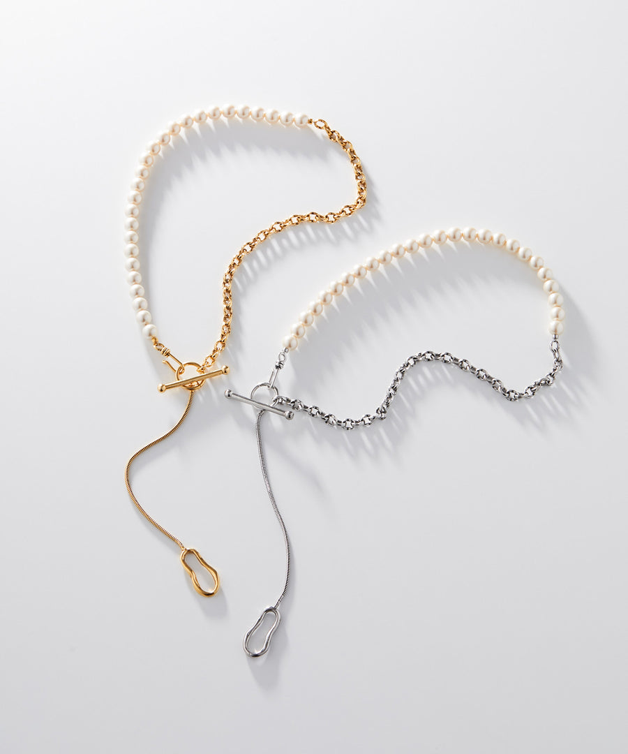 NUAGE pearl 2way necklace