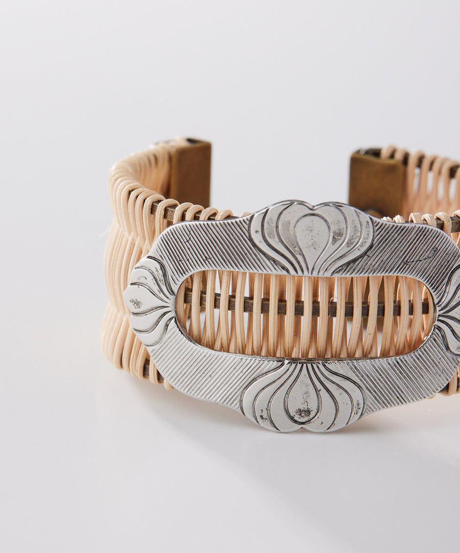 RATTAN vintage bukle bangle