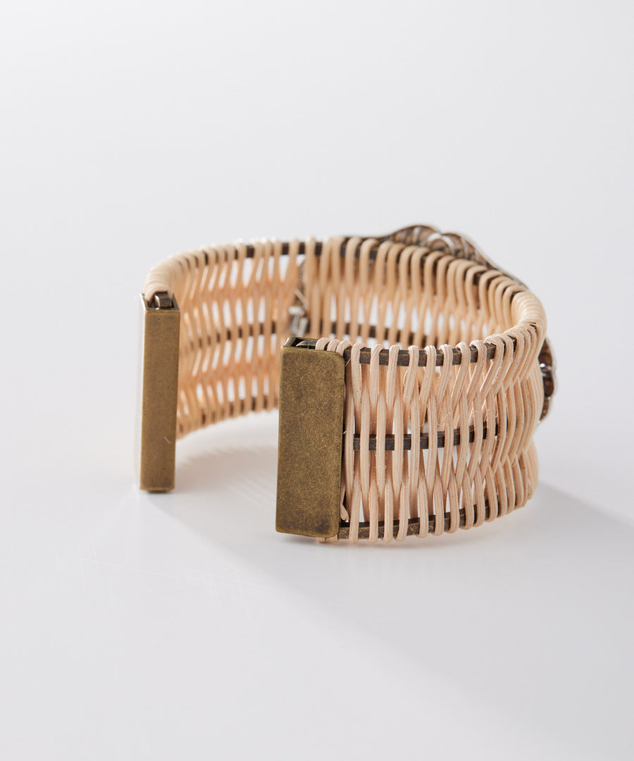 RATTAN vintage bukle bangle