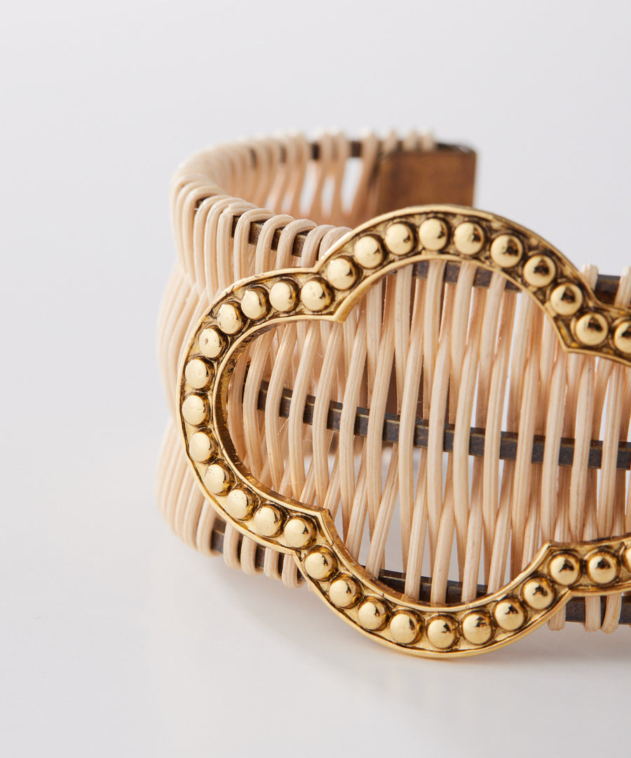 RATTAN vintage bukle bangle