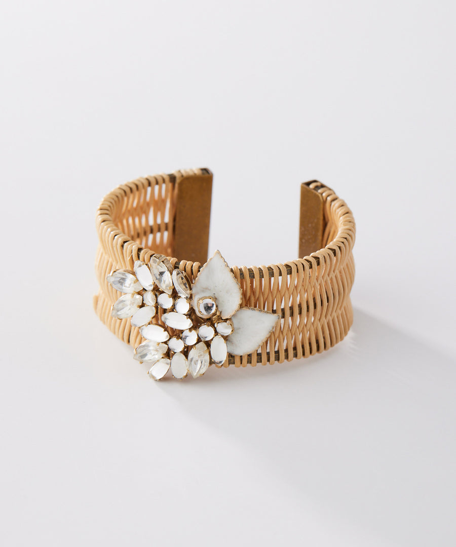 LILA rattan bangle wide