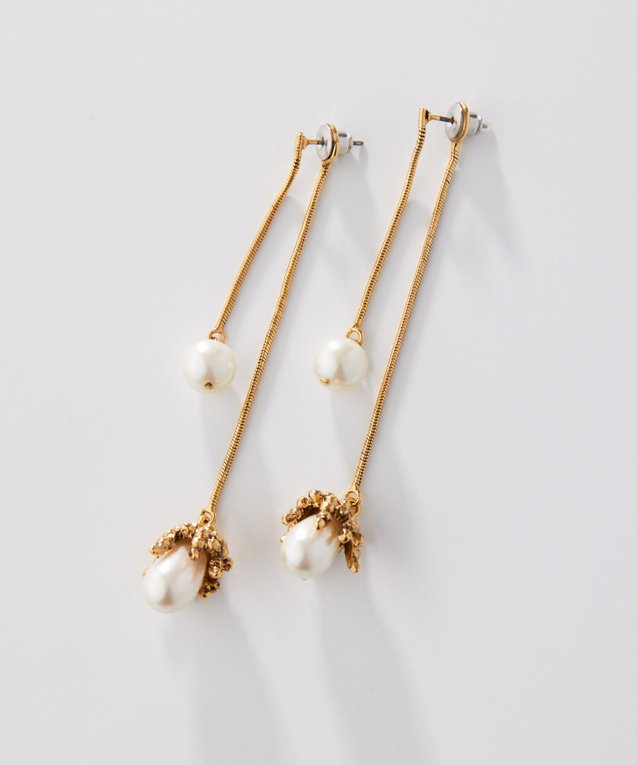 Lily of the valley pearl 2way pierce