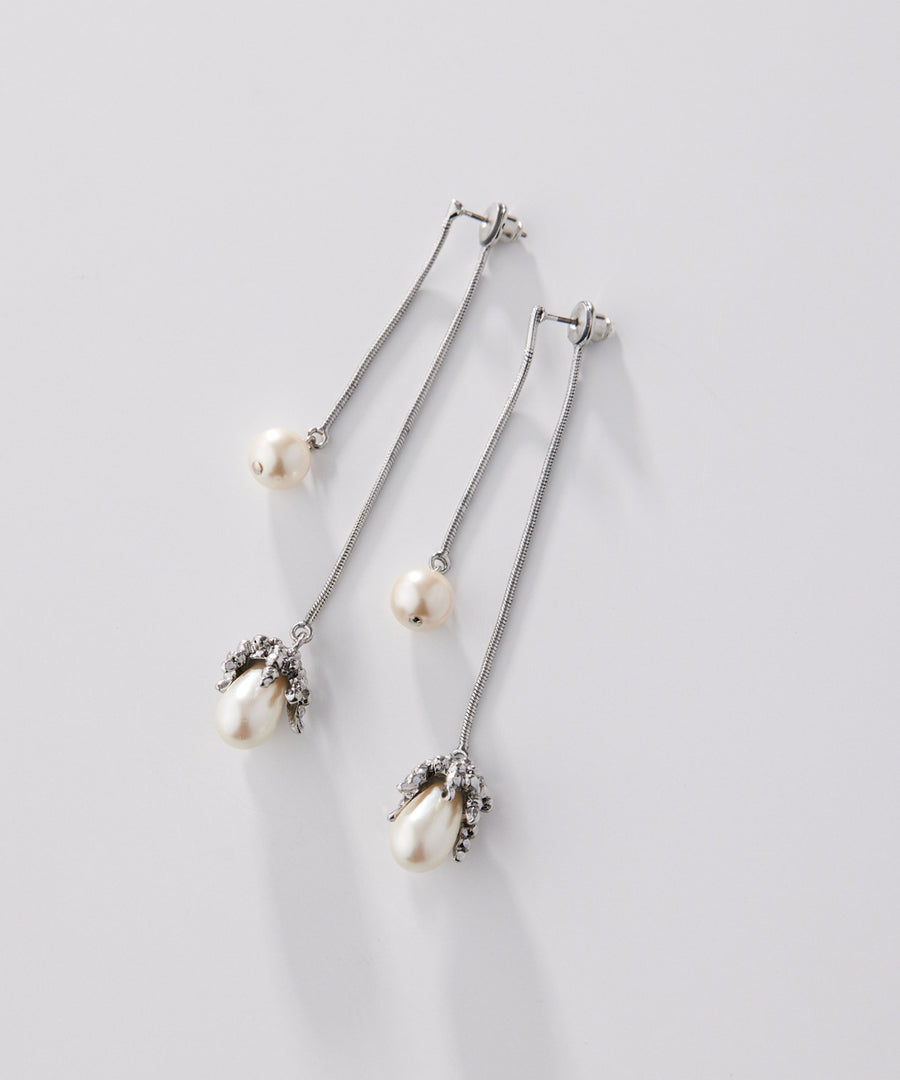 Lily of the valley pearl 2way pierce