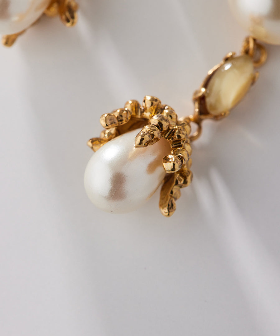 Lily of the valley pearl pierce