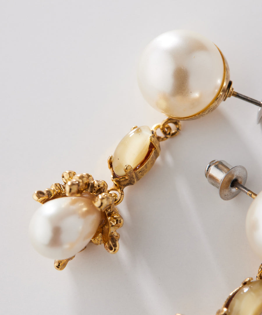 Lily of the valley pearl pierce