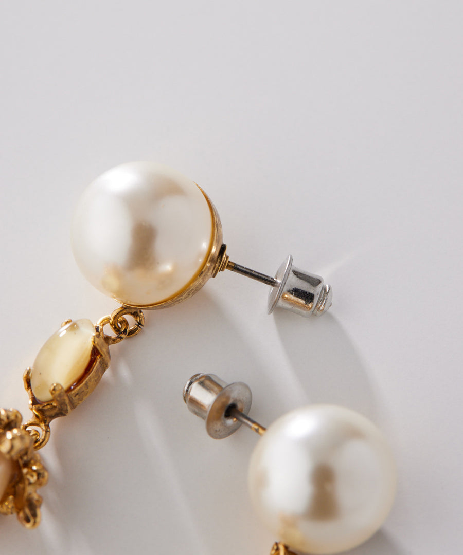 Lily of the valley pearl pierce