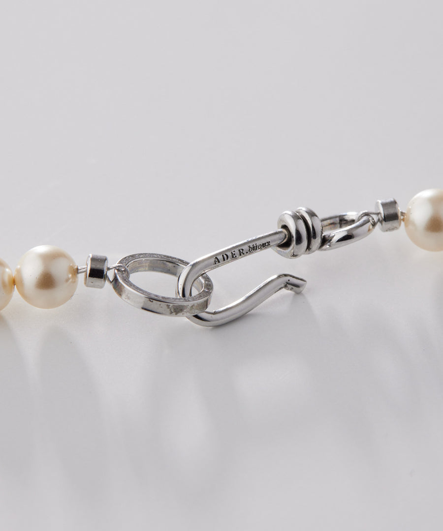 Lily of the valley pearl long necklace