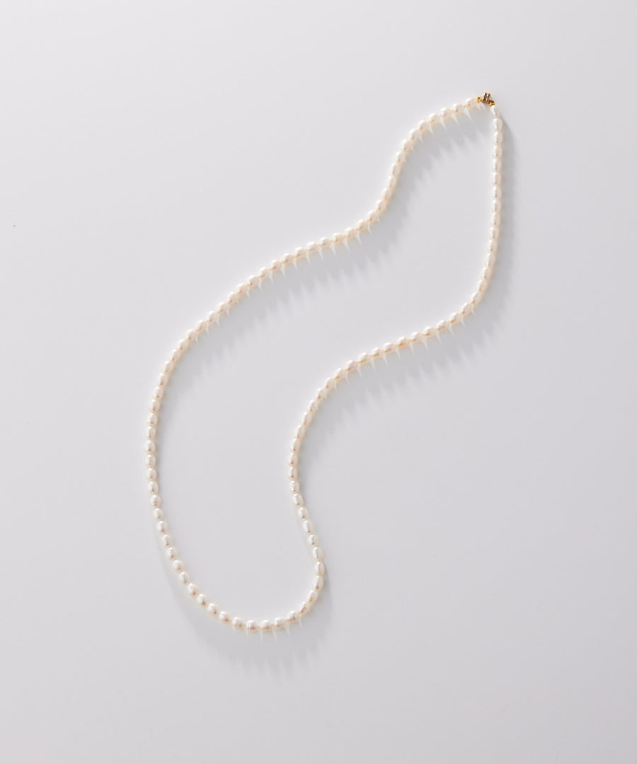 GEM stone pearl long 3way necklace