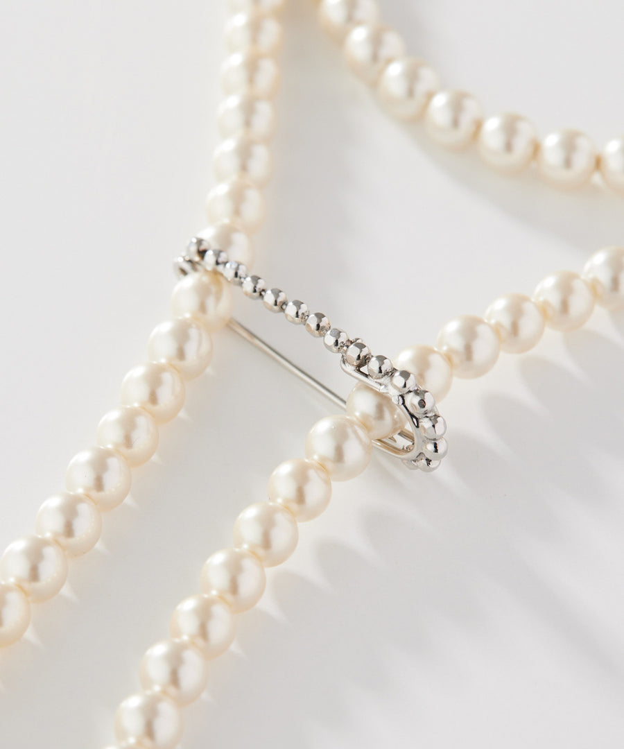 VAGUE pearl multi-usage necklace