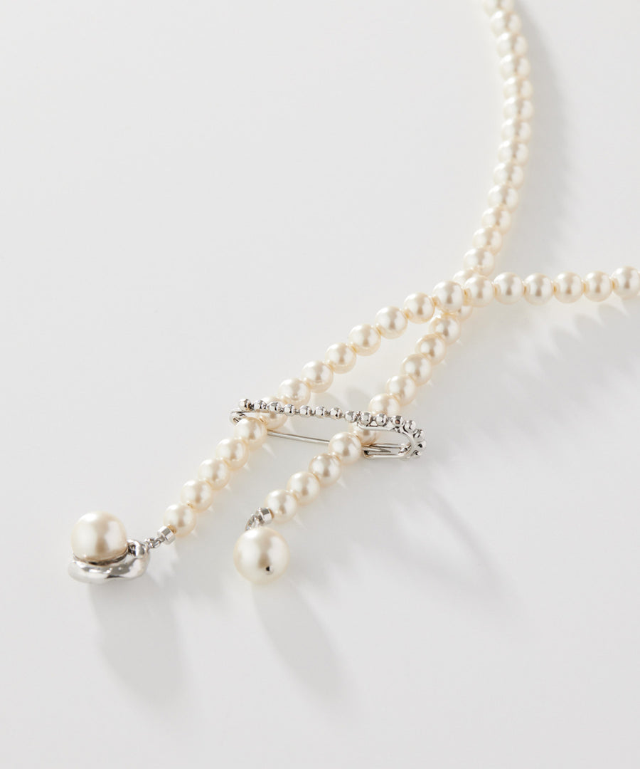 VAGUE pearl multi-usage necklace