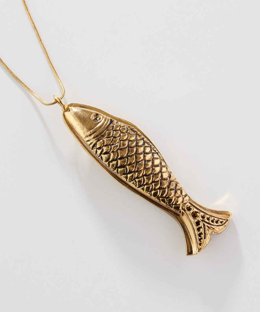 fish adjuster necklace / ADER.decor