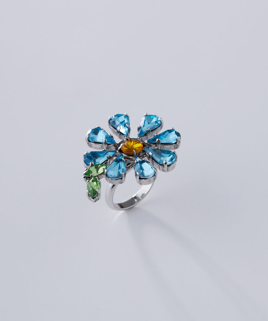 《Marie》Jewel flower ring