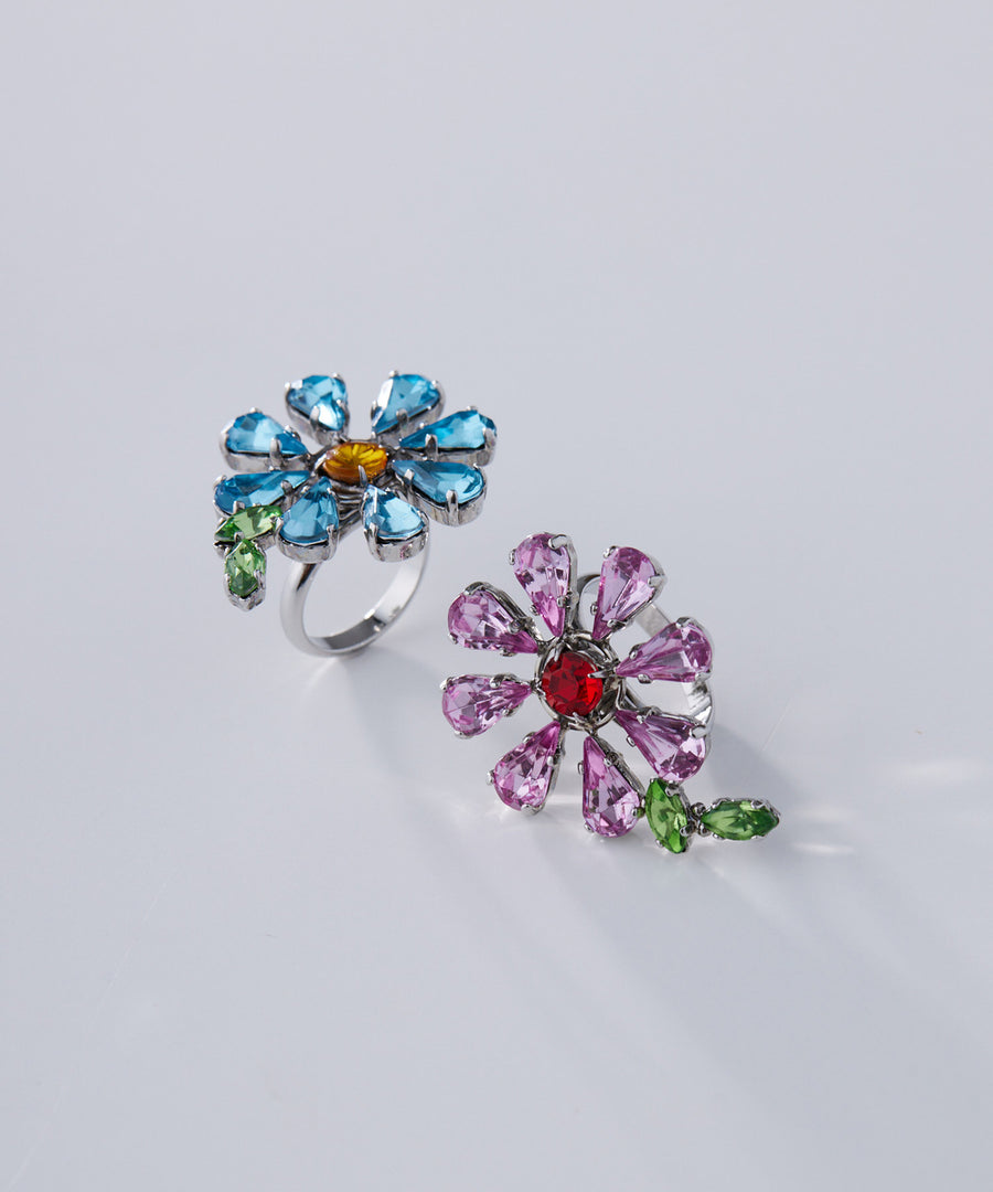 《Marie》Jewel flower ring