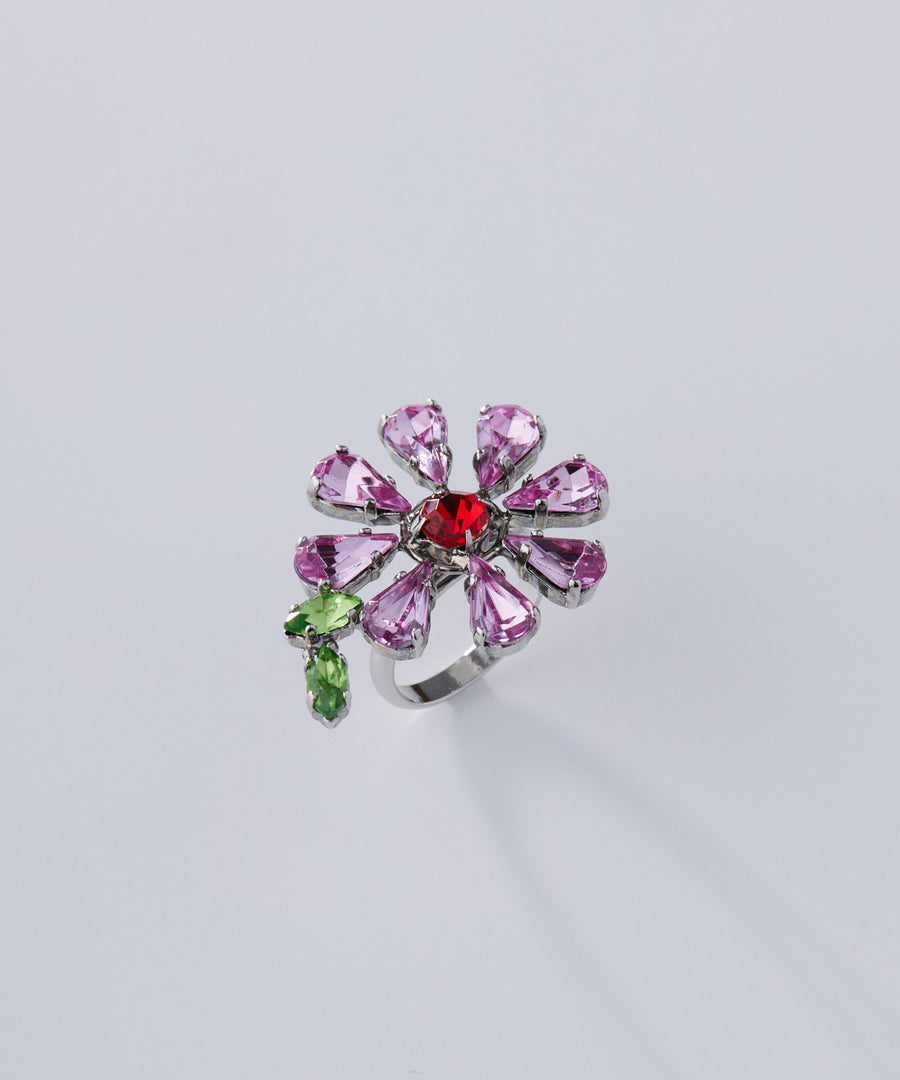 《Marie》Jewel flower ring