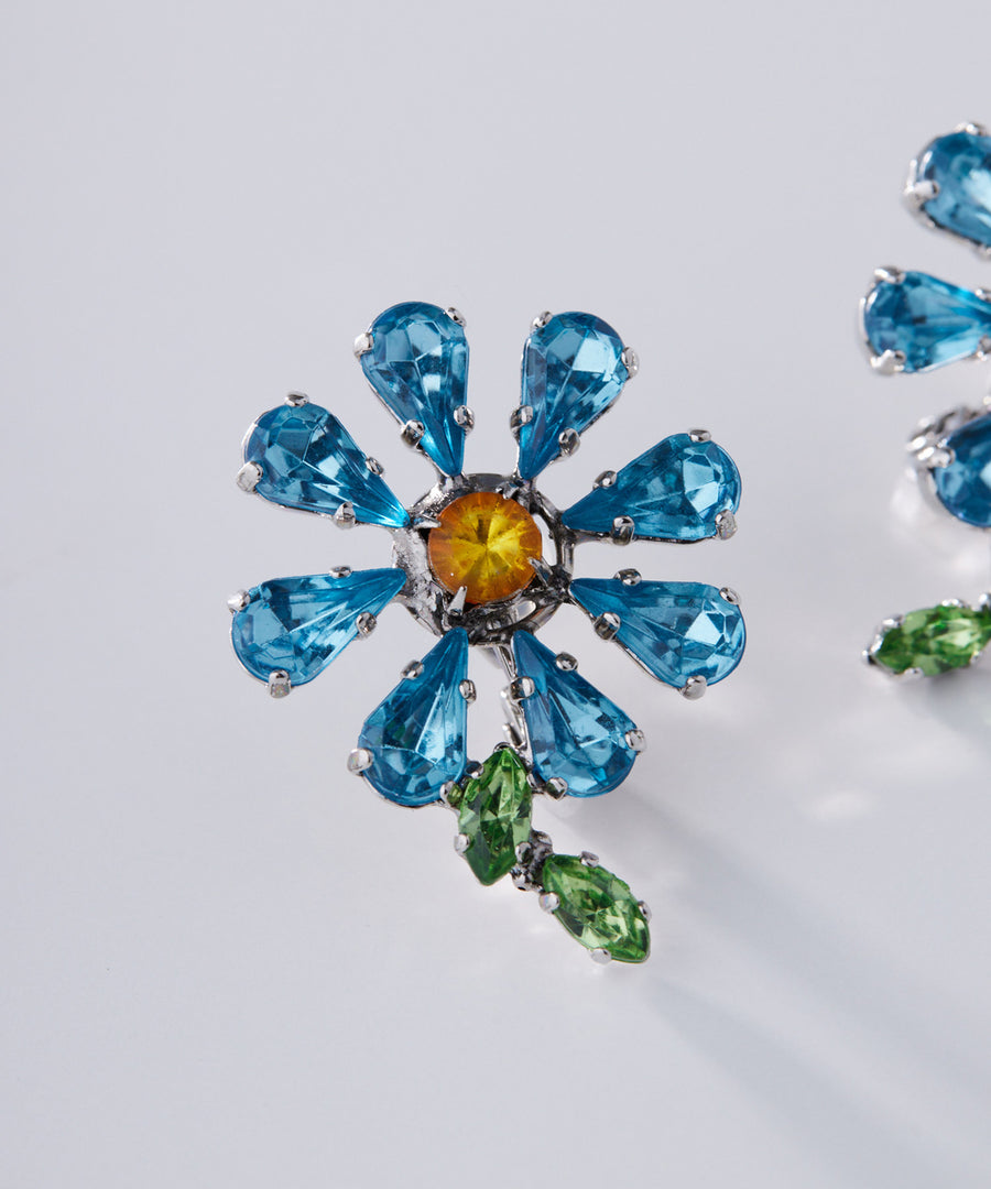 《Marie》Jewel flower earring