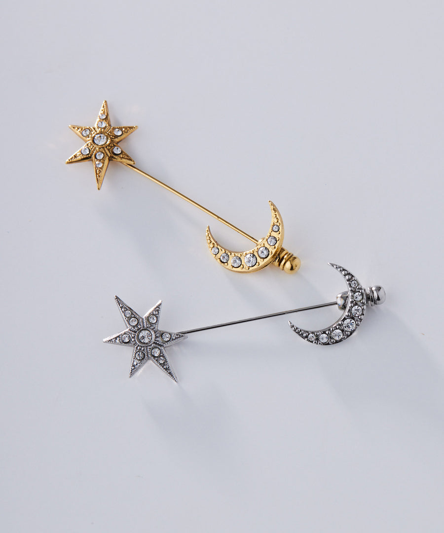 STAR pin brooch