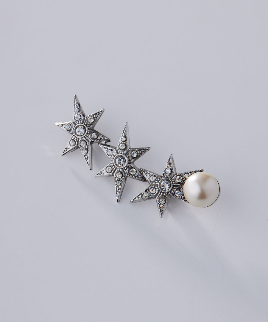 STAR pearl brooch