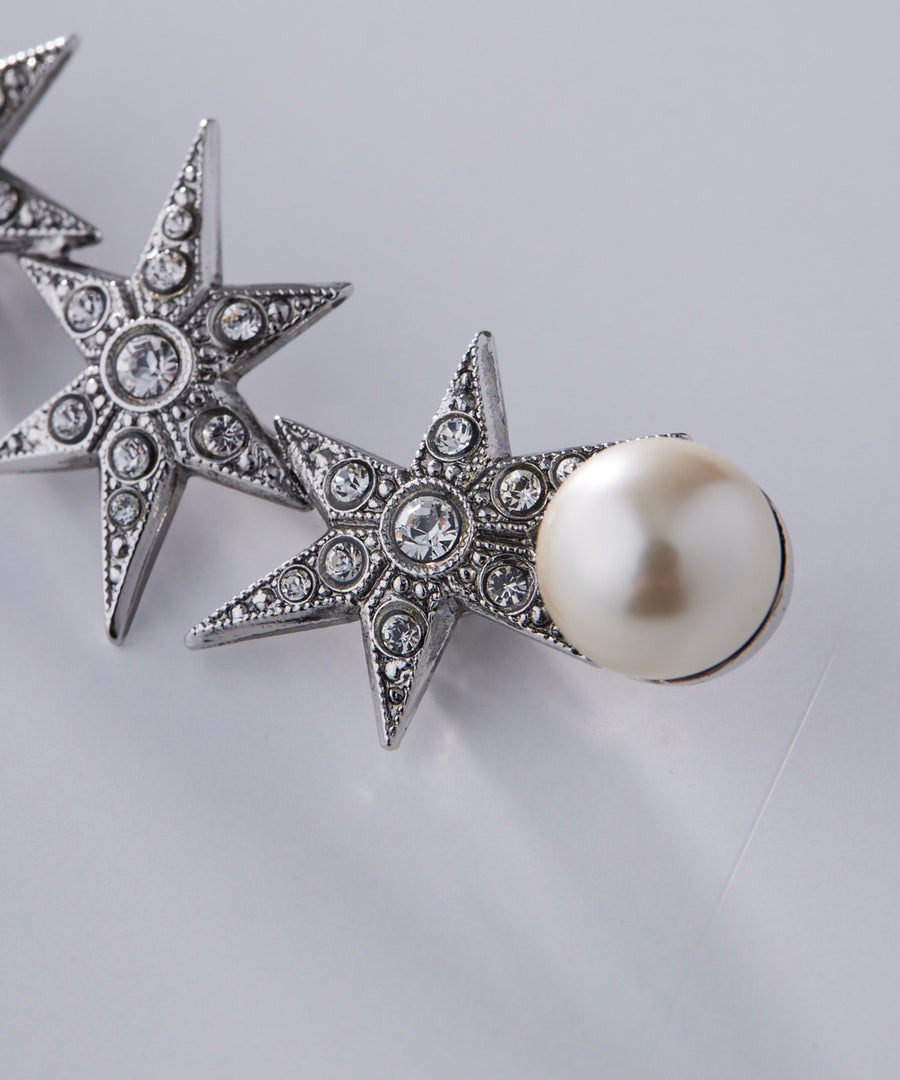 STAR pearl brooch