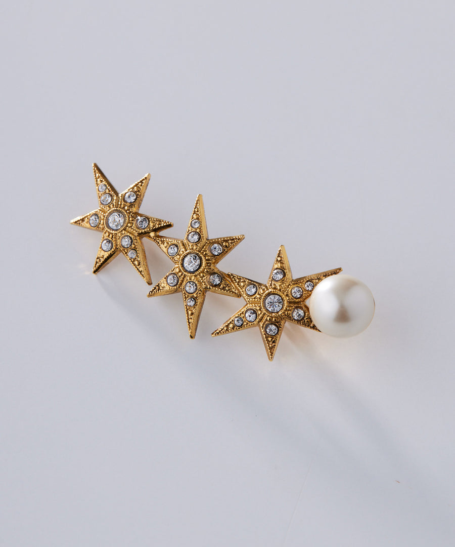 STAR pearl brooch