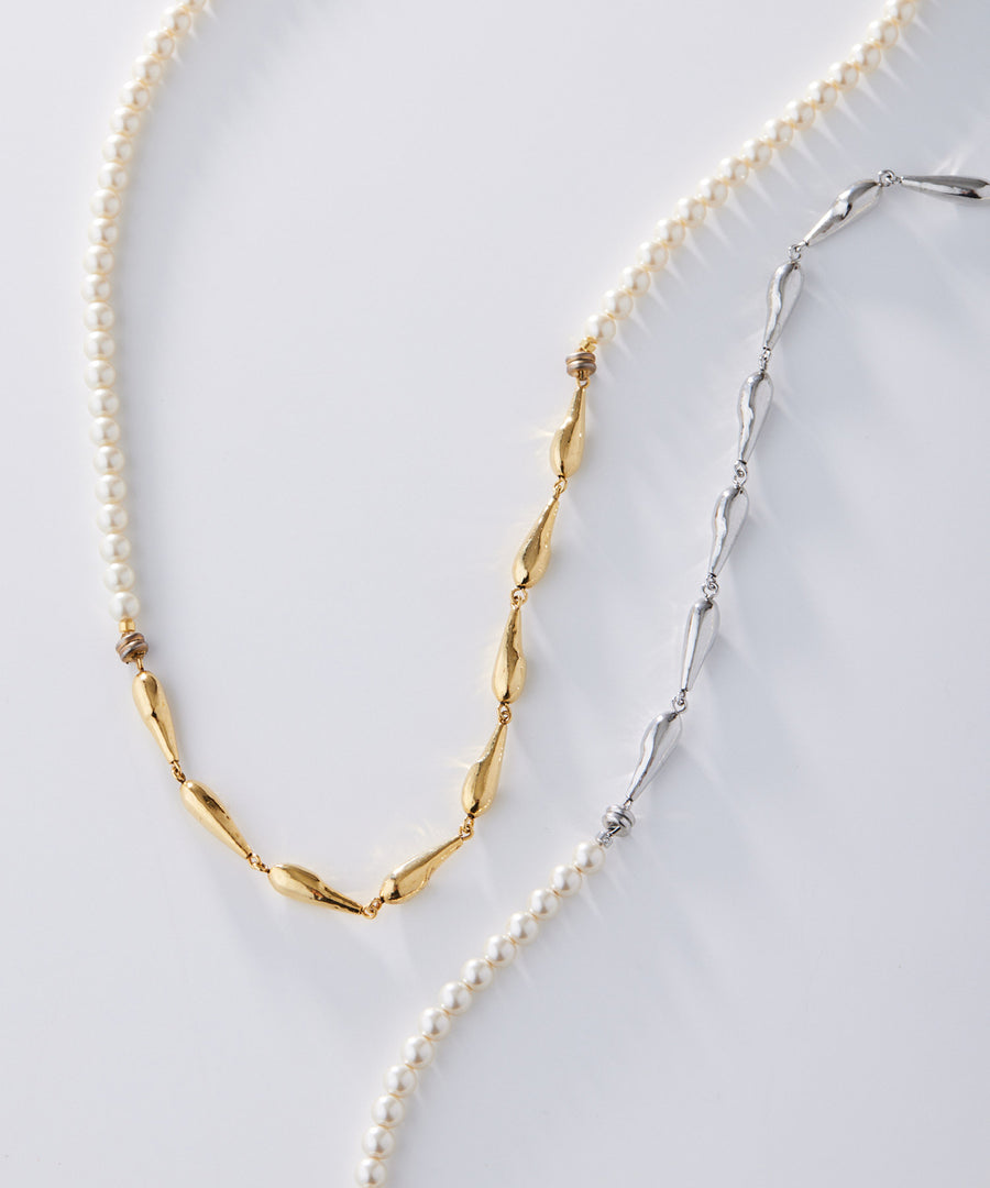 GOUTTE 3way pearl necklace