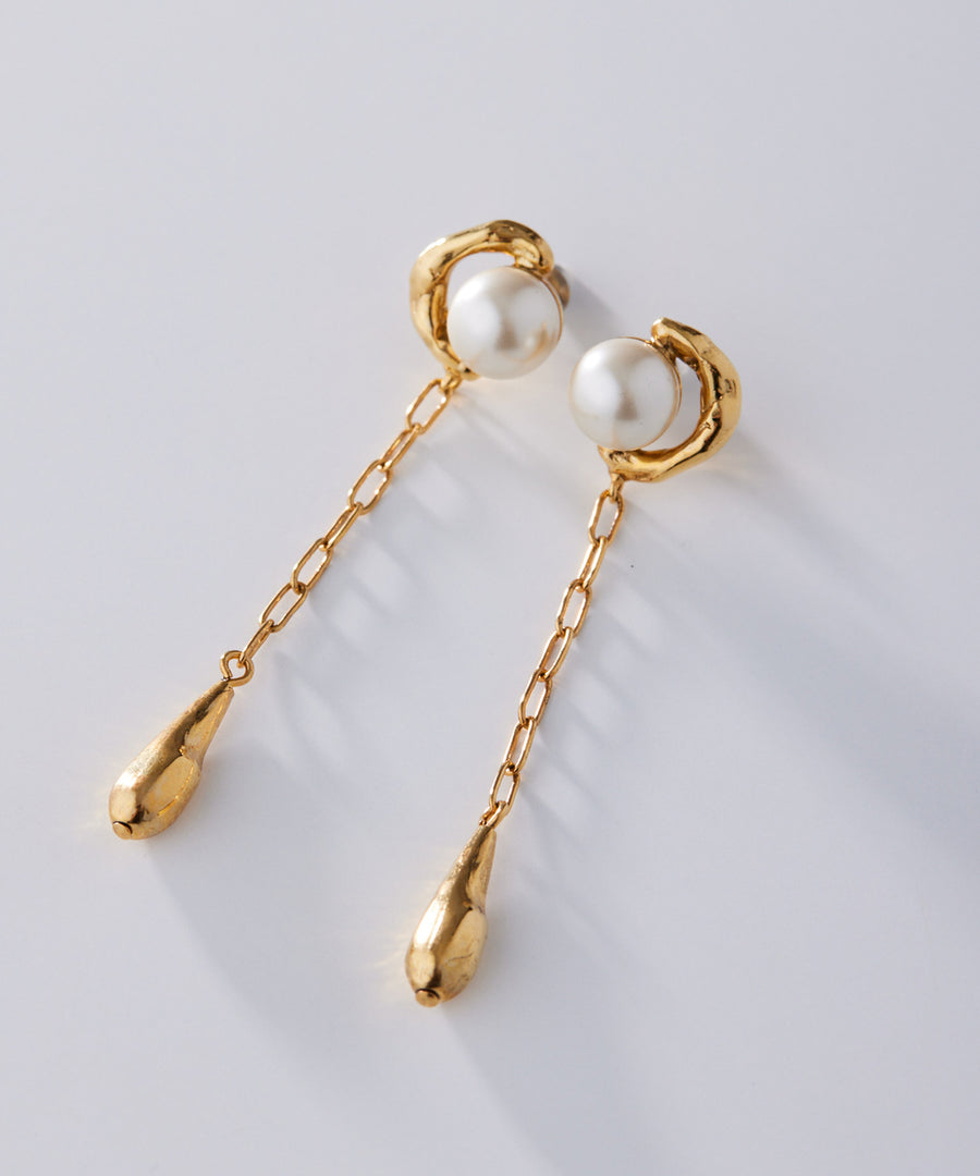 GOUTTE pearl chain pierce