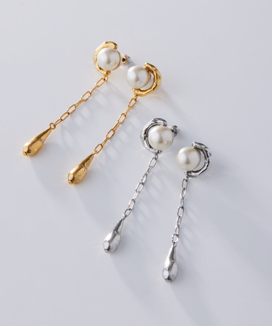 GOUTTE pearl chain pierce