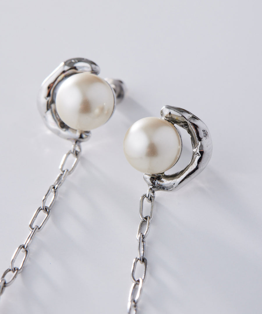 GOUTTE pearl chain pierce