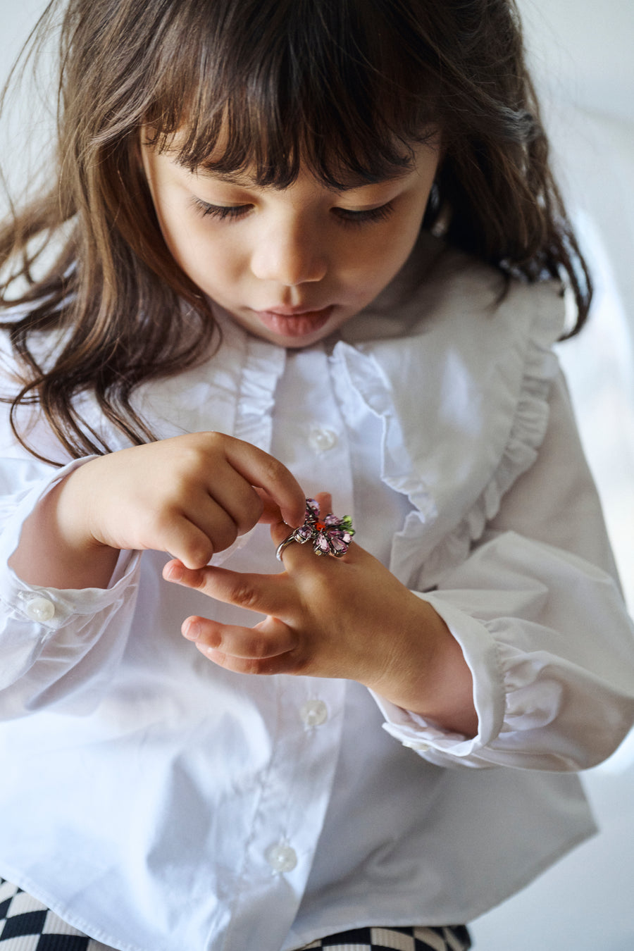 《Marie》Jewel flower ring