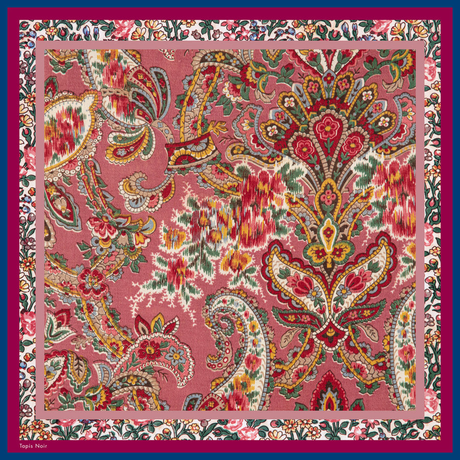 Classical Pink Paisley Scarf