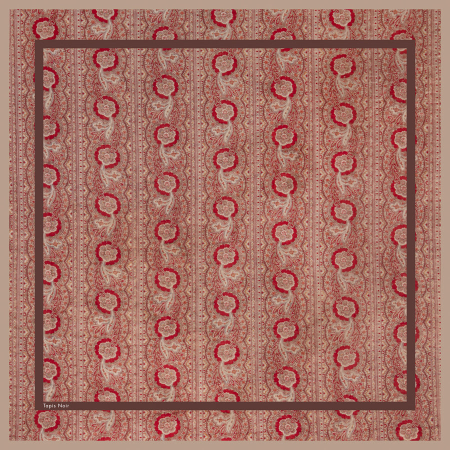 Light Red Pattern Scarf